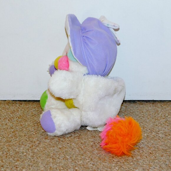 Vintage 1986 Mattel Popples TCFC 11" Baby Bibsy Popple Plush Doll - Picture 5 of 13